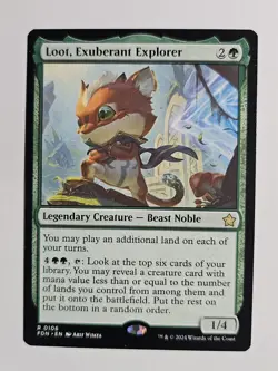 Loot, Exuberant Explorer Foundations NM MTG - Image 1