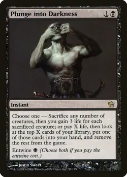 Plunge into Darkness Fifth Dawn Regular NON FOIL - Image 1