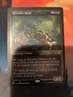 MTG Double Masters 2022 Necrotic Ooze Foil Etched - Image 1
