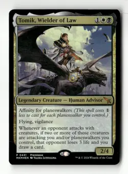 Tomik, Wielder of Law Prerelease Cards #431 Mythic - Image 1