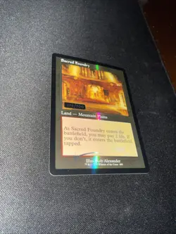 Sacred Foundry (Retro Frame) (Serial Numbered) Ravnica Remastered Foil - Image 2