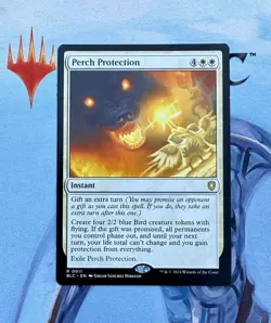 Perch Protection Commander: Bloomburrow Regular - Image 1