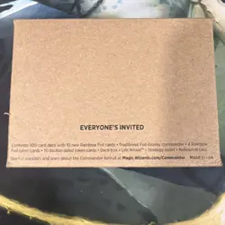 MTG Everyone’s Invited Secret Lair Commander Deck *New, Sealed* Dbl. Rainbow - Image 3