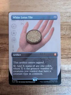 MTG - White Lotus Tile - Borderless - Avatar The Last Airbender - Foil - NM - Image 1