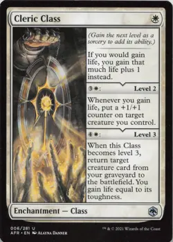 Cleric Class U Adventures in the Forgotten Realms 6 - LP MTG - Image 1