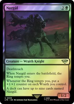Nazgul / Nazgul 338 *Foil* - LTR-BF - NM - Magic The Gathering - MTG - Image 1