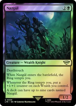 Nazgul / Nazgul 339 *Foil* - LTR-BF - NM - Magic The Gathering - MTG - Image 1