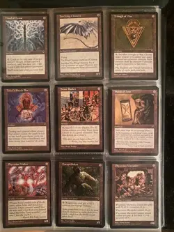 200+ Vintage Magic the Gathering Binder Collection Card Lot [Visions] - Image 4