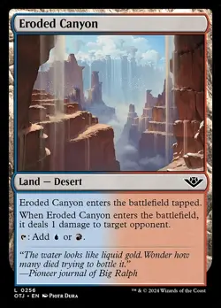 [MTG] Eroded Canyon (0256) (OTJ) LP-HP - Image 1