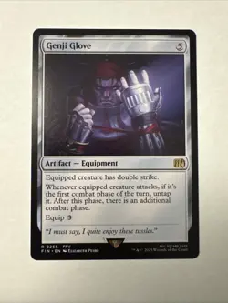MTG Genji Glove (FIN) Final Fantasy Regular Rare 258 - Image 1