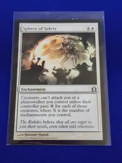 Sphere of Safety 24/274 Return to Ravnica White Uncommon 2012 Magic MTG NM - Image 1