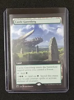 MTG Regular Extended Art Rare CASTLE GARENBRIG Throne of Eldraine 388 NM/NvrPlyd - Image 3