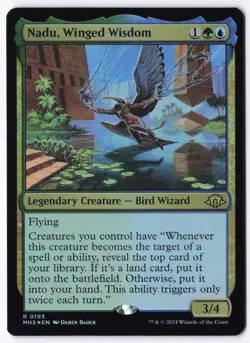 Nadu, Winged Wisdom R Modern Horizons 3 193 NM - Image 1