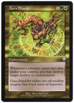 Aura Shards 2000 Invasion Multi-Color Enchantment Uncommon MTG NM AZ3 - Image 1