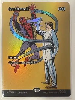 MTG: Spider-Man M0009 Counterspell #9 Borderless Foil - Image 1
