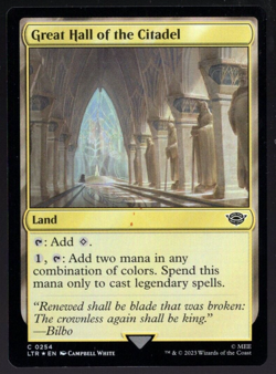 Great Hall of the Citadel 0254 Common Foil Lord of the Rings MTG Near Mint - Image 1