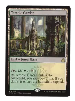 [1x] Temple Garden Near Mint, English Ravnica Remastered MTG Magic - Image 1