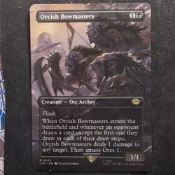 Orcish Bowmasters - Borderless - LOTR: Tales of Middle Earth (MTG) - Image 1