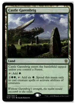 MTG Castle Garenbrig - Throne of Eldraine Moderately Played English - Image 1