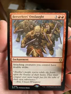 Berserkers' Onslaught (R) Commander: Bloomburrow 192 NM - Image 1