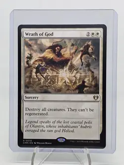 Magic: The Gathering, Wrath of God, Commander Masters, 0070, Rare, 2023 - Image 1