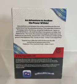 Pokemon TCG Stellar Crown Booster Bundle (6 Booster Packs) New Factory Sealed - Image 3