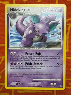 POKEMON TCG NIDOKING 34/132 NON HOLO RARE LIGHT PLAY SECRET WONDERS - Image 1