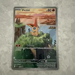 Pokemon Victini SVP 208 Promo Illustration Black Bolt/White Flare Rare - Image 1