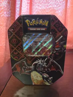 Pokemon TCG Scarlet & Violet Paldean Fates Shiny Charizard EX Tin Sealed - Image 1