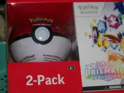 Pokemon TGC Prismatic Evolutions Elite Trainer Box w/ Pokeball Sams Club Sealed! - Image 1