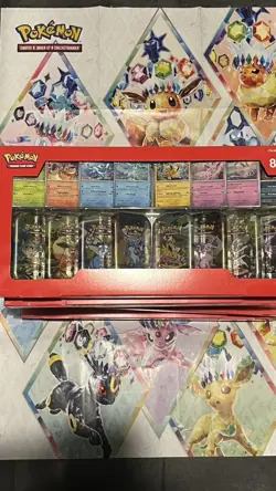 Pokemon TCG Prismatic Evolutions Costco Mini Tins 8 Pack - New & Sealed ✅ - Image 2
