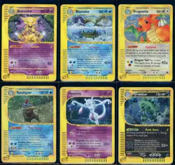 Pokemon EXPEDITION - 6 Holo Cards Bundle - ENG - Heavily Played/Damaged - Image 1