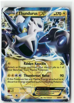 Thundurus EX (Team Plasma) -, Pokemon Black and White Promos Promo, BW81 MP - Image 1