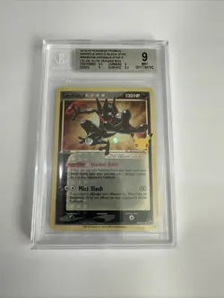 Pokemon TCG Greninja Star Celebrations Sword and Shield Promo SWSH144 Beckett 9 - Image 1