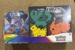 Pokemon TCG Evolving Skies Elite Trainer Box + Lucario V Tin (Costco Bundle) - Image 1