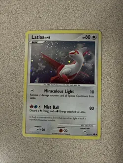Latias 003/017 POP Series 7 Holo HD Double Swirl Promo Pokemon LP 2008 - Image 1