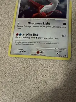 Latias 003/017 POP Series 7 Holo HD Double Swirl Promo Pokemon LP 2008 - Image 2