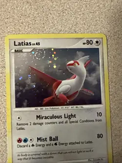 Latias 003/017 POP Series 7 Holo HD Double Swirl Promo Pokemon LP 2008 - Image 3