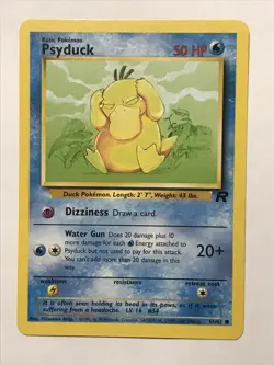 Pokemon TCG Psyduck Team Rocket 65/82 Regular Unlimited Common - Image 1