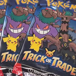 Pokemon TCG 12 Packs of Unopened trick or trade Pokemon cards - Image 1