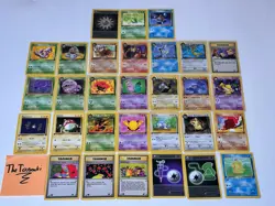 30 1st Edition Team Rocket Pokemon TCG Card Lot RARE Dark Charizard Blastoise NM - Image 1