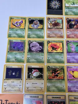 30 1st Edition Team Rocket Pokemon TCG Card Lot RARE Dark Charizard Blastoise NM - Image 3