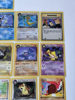 30 1st Edition Team Rocket Pokemon TCG Card Lot RARE Dark Charizard Blastoise NM - Image 5