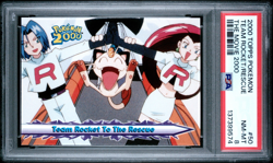 Pokemon Card Team Rocket To The Rescue #50 Topps The Movie 2000 Meowth PSA 8 - Image 1