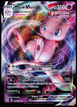 Pokemon Card- Mew VMAX SWSH08: Fusion Strike #114/264 - Image 1