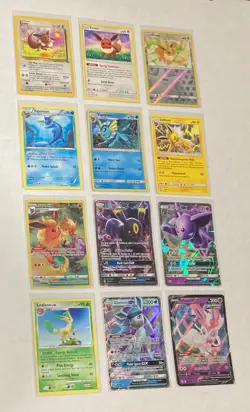 Pokemon TCG EEVEElutions 12 Cards Lot - Eevee Jungle #51/64, Umbreon GX #80/149 - Image 3