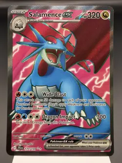 Salamence ex 177/159 - Full Art Secret Rare - Journey Together Pokemon Card MINT - Image 1