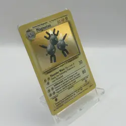 Pokemon WOTC Card - Magneton - Base Set - Holo Rare - 9/102 - LP - Image 2