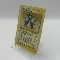 Pokemon WOTC Card - Magneton - Base Set - Holo Rare - 9/102 - LP - Image 3
