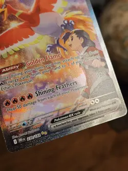 Ethan's Ho-Oh EX 230/182 Special Illustration Rare Pokemon Destined Rivals NM/M - Image 4